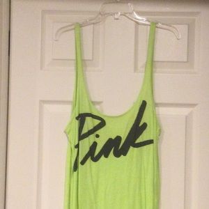 Pink Long Tank Top